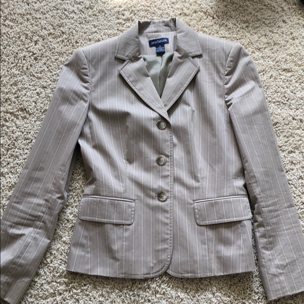 Stripped suit jacket